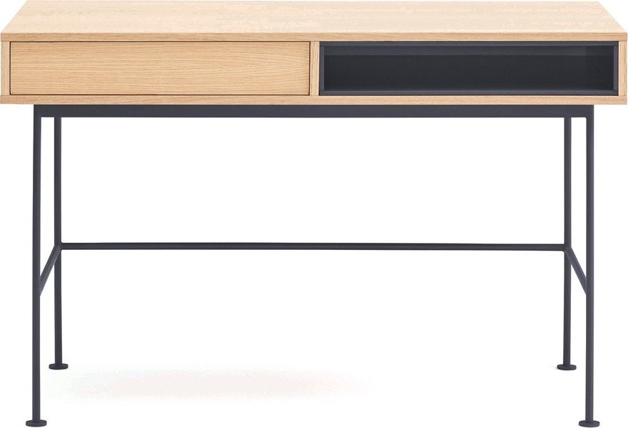 Pracovní stůl s deskou v dubovém dekoru 60x120 cm Yoko – Teulat Teulat