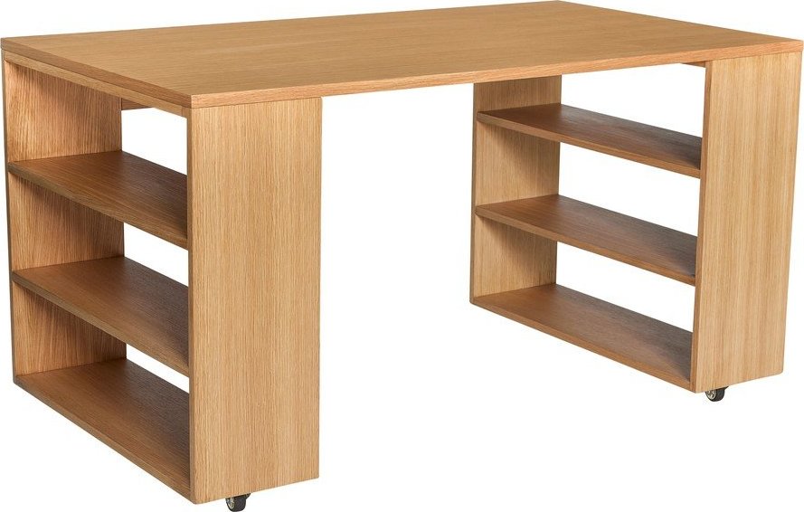 Pracovní stůl v dekoru dubu 80x140 cm Utility – Hübsch Hübsch