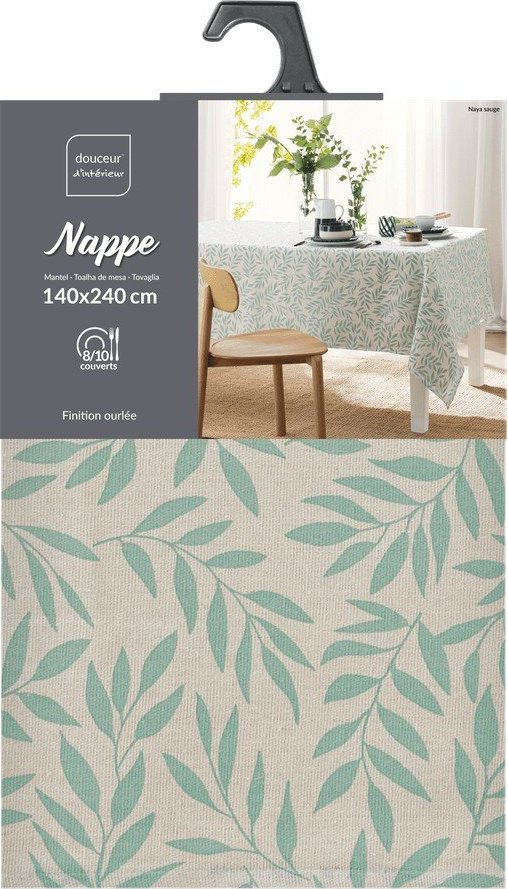 Pratelný ubrus 140x240 cm Naya – douceur d'intérieur Douceur d intérieur