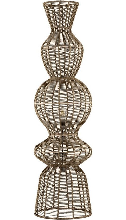 Provazová stojací lampa v přírodní barvě (výška 136 cm) Breena – Nova Luce Nova Luce