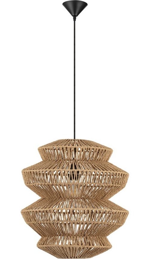 Provazové závěsné svítidlo v přírodní barvě ø 40 cm Nua – Nova Luce Nova Luce