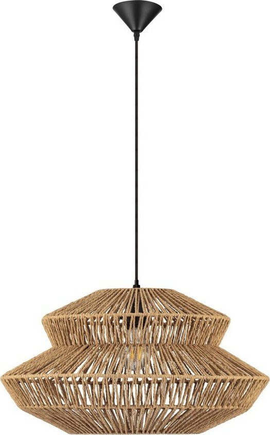 Provazové závěsné svítidlo v přírodní barvě ø 50 cm Nua – Nova Luce Nova Luce