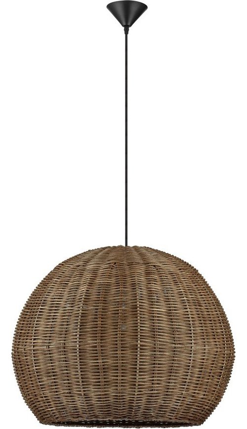 Ratanové závěsné svítidlo v přírodní barvě ø 39 cm Rielo – Nova Luce Nova Luce