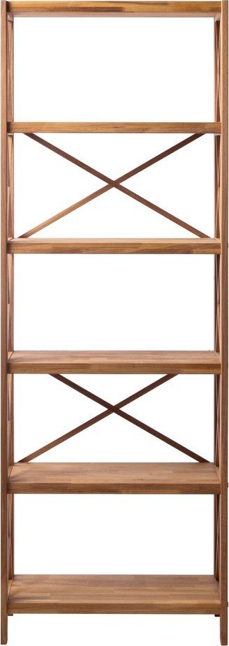 Regál z dubového dřeva v přírodní barvě 70x198 cm X-Shelf – Unique Furniture Unique Furniture