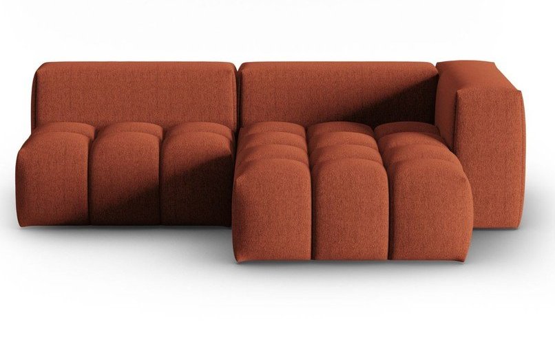 Rohová pohovka v terakotové barvě (pravý roh/s lenoškou) Verona – Cosmopolitan Design Cosmopolitan design