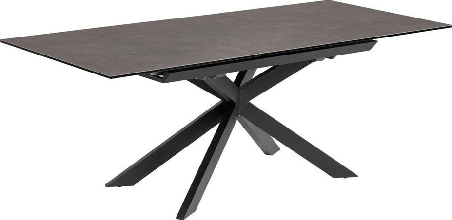 Rozkládací jídelní stůl s přídavnou deskou s keramickou deskou 90x160 cm Atminda – Kave Home Kave Home