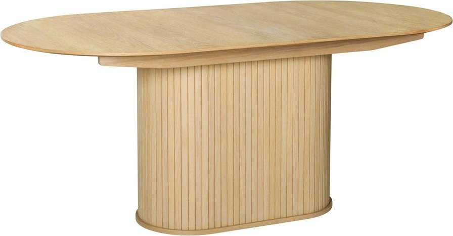 Rozkládací jídelní stůl s přídavnou deskou v dekoru dubu 95x180 cm Nola – Unique Furniture Unique Furniture