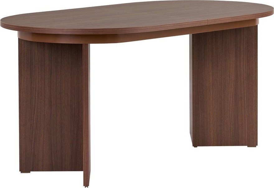 Rozkládací jídelní stůl s přídavnou deskou v dekoru ořechu 90x160 cm Sorell – Kalune Design Kalune Design