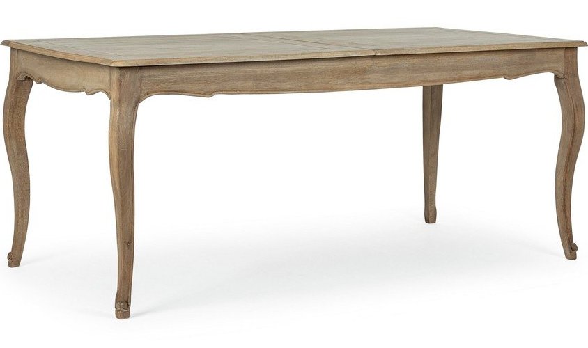 Rozkládací jídelní stůl s přídavnou deskou z mangového dřeva 90x180 cm Domitille – Bizzotto Bizzotto
