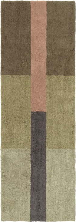 Ručně tkaný vlněný běhoun 80x230 cm Chroma Dusty Pink – Lorena Canals Lorena Canals