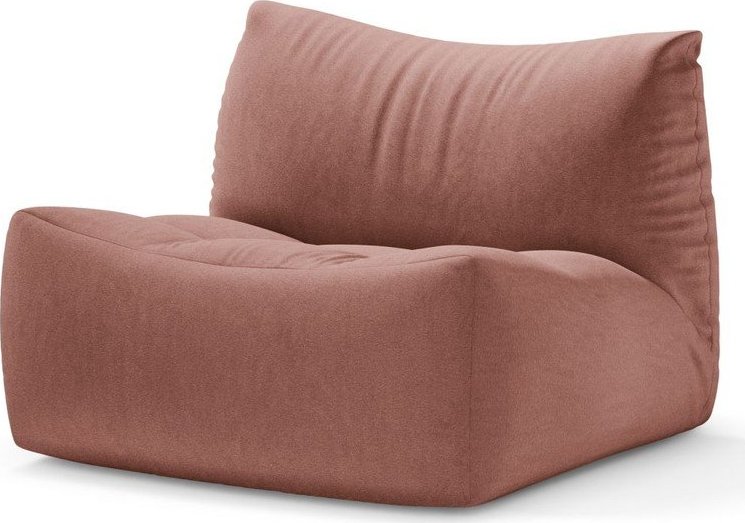 Sametové křeslo v lososové barvě Tove – Micadoni Micadoni