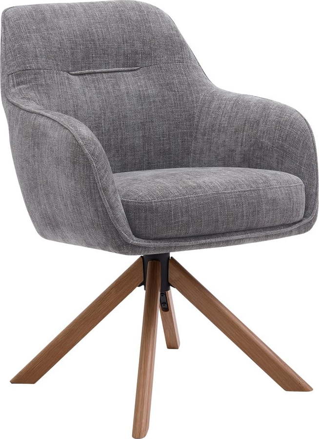 Šedá čalouněná jídelní křesla v sadě 2 ks Avola – Unique Furniture Unique Furniture