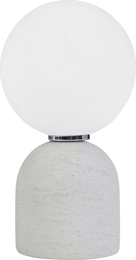 Šedá keramická stolní lampa se skleněným stínidlem (výška 22 cm) Jael – Yes Everyday Yes Everyday