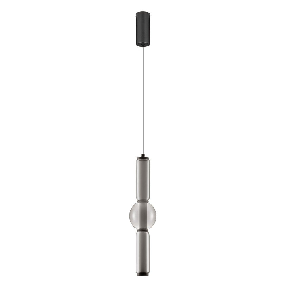 Šedé skleněné LED stmívatelné závěsné svítidlo ø 12 cm Ulon – Nova Luce Nova Luce