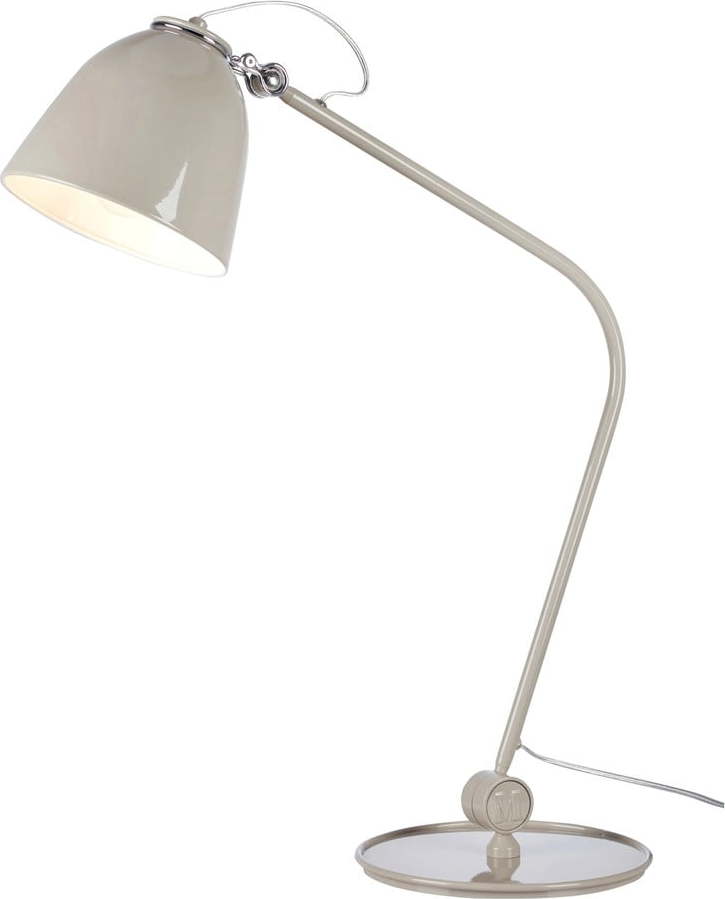 Šedobéžová stolní lampa s ohybatelnou konstrukcí (výška 23 cm) Tilt – Markslöjd Markslöjd