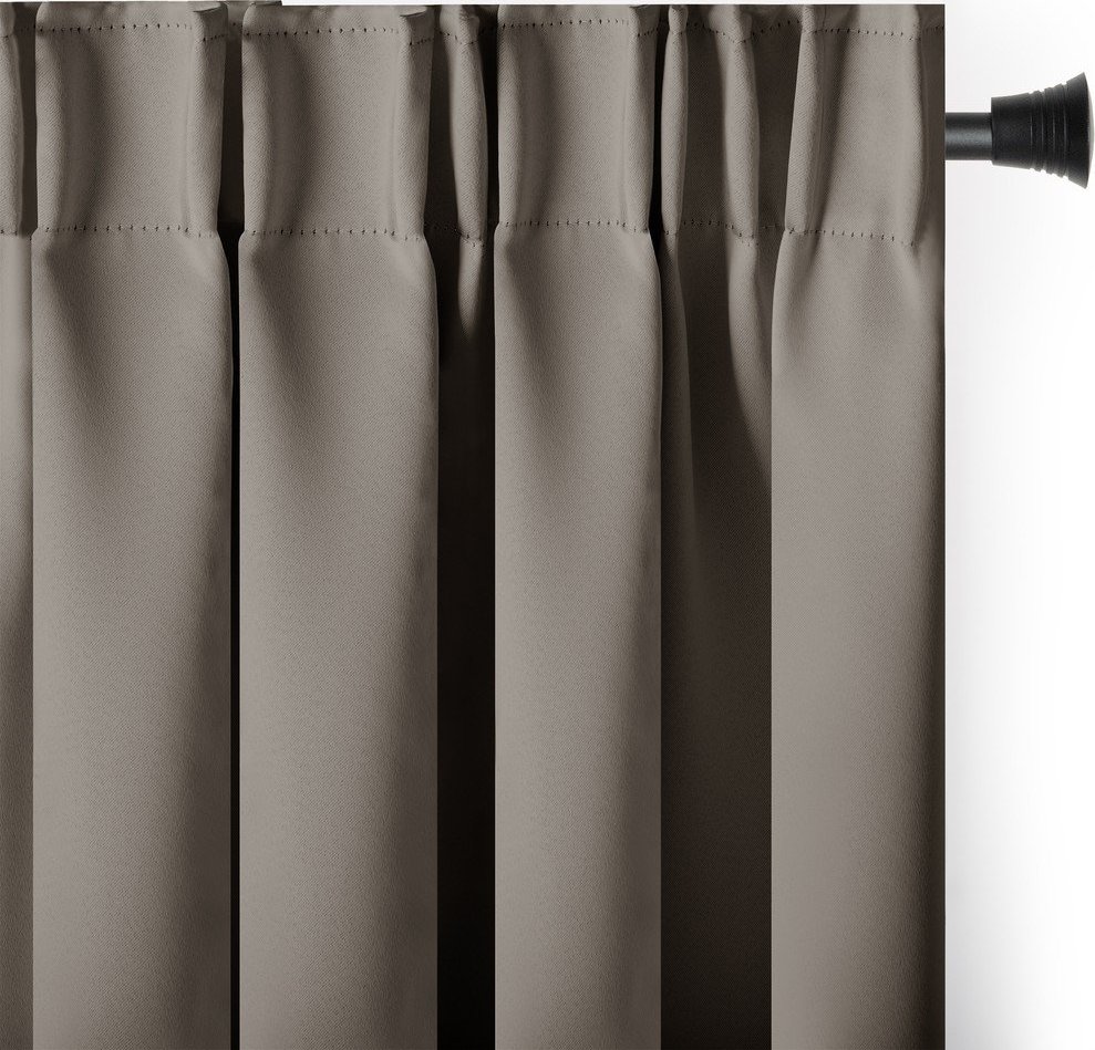 Šedobéžový dimout závěs 200x270 cm Kierra – Restilo Restilo