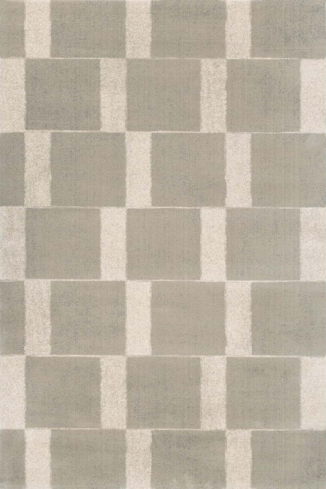 Šedobéžový vlněný koberec 200x300 cm Agnus Pavement – Agnella Agnella