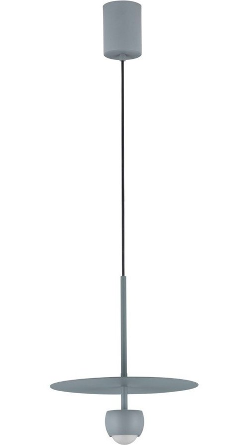 Šedomodré hliníkové LED závěsné svítidlo ø 30 cm Edem – Nova Luce Nova Luce