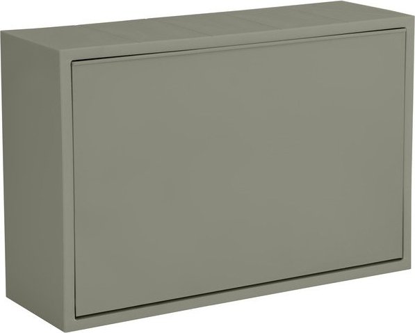 Šedozelený nástěnný odpadkový koš z recyklovaného plastu Mini Box – ReCollector Recollector