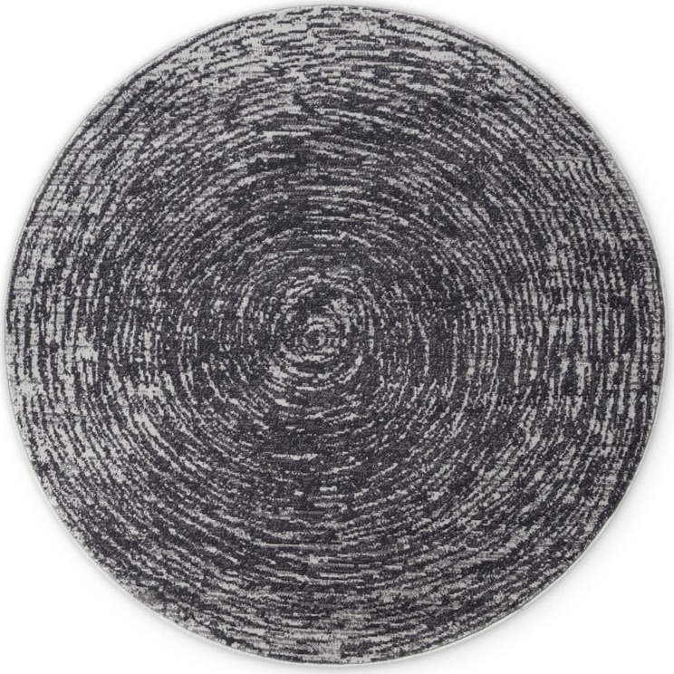 Šedý kulatý koberec ø 120 cm Gloria Cavallo – Hanse Home Hanse Home