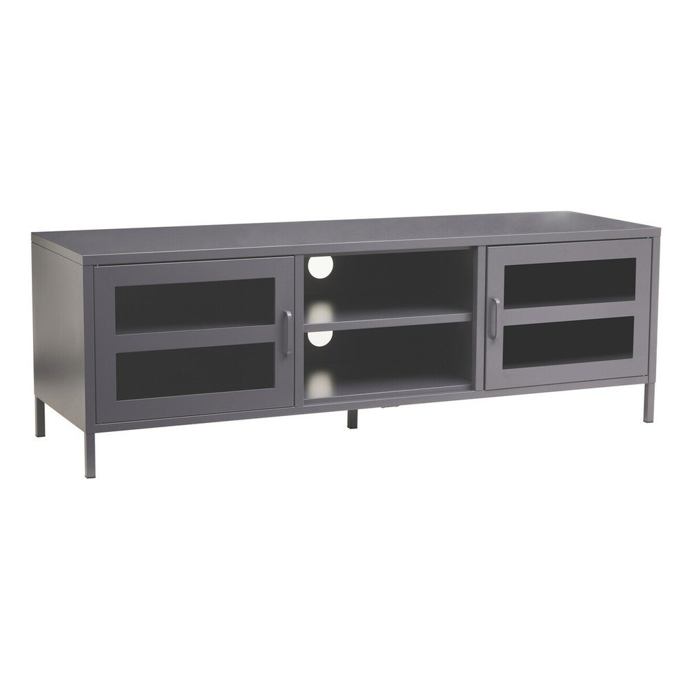 Šedý ocelový TV stolek 150x50x45 cm Acier – Premier Housewares Premier Housewares
