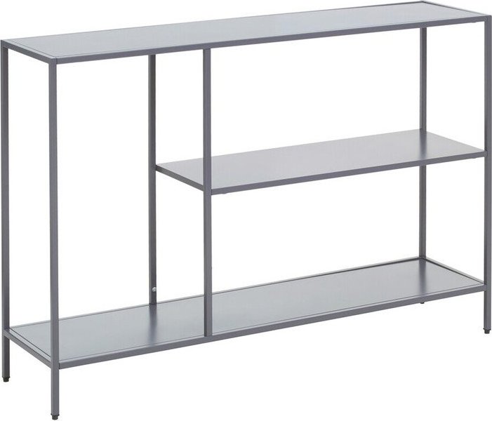 Šedý ocelový konzolový stolek 30x120 cm Acero – Premier Housewares Premier Housewares