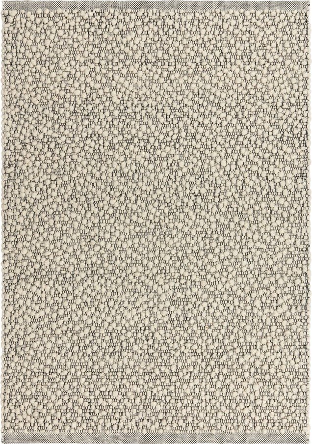 Šedý ručně tkaný koberec s příměsí vlny 200x290 cm Claude – MADE Made