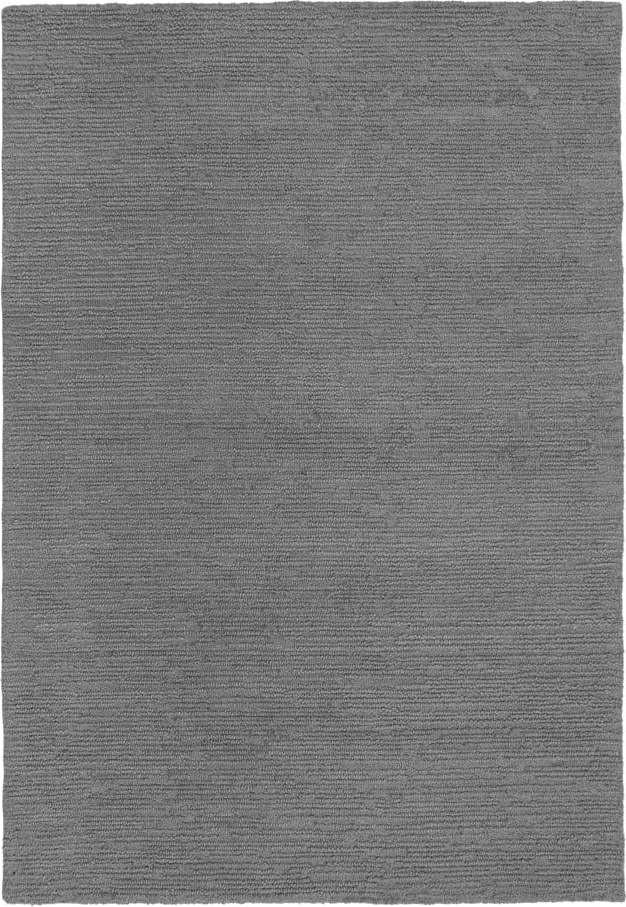 Šedý ručně tkaný vlněný koberec 200x290 cm Harris Boucle – Flair Rugs Flair Rugs