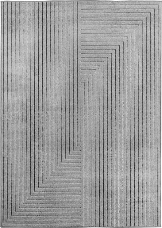 Šedý vnitřní a venkovní koberec 120x170 cm Nova 1202 – Ayyildiz Carpets Ayyildiz Carpets
