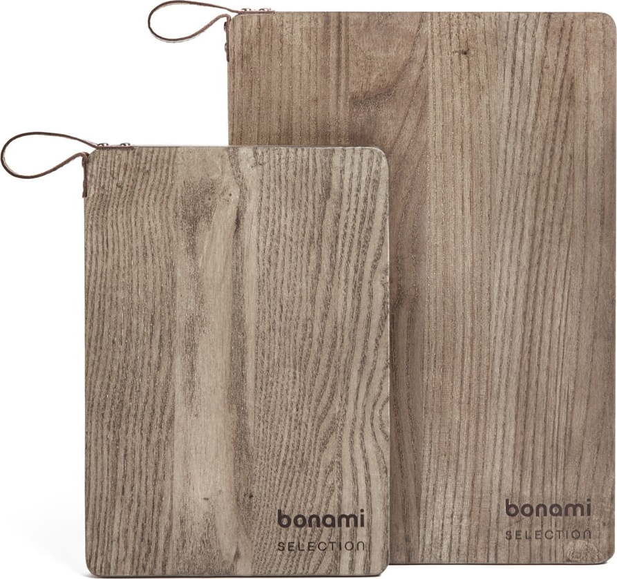 Servírovací dřevěná prkénka v sadě 2 ks 33 x 23 cm Rustic – Bonami Selection Bonami Selection
