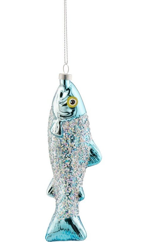 Skleněná vánoční ozdoba 5 cm Sardine – Sass & Belle Sass & Belle