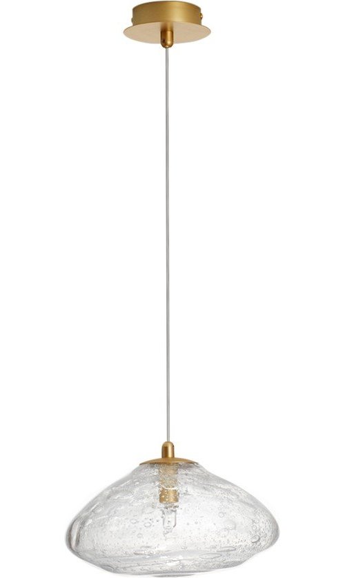 Skleněné závěsné svítidlo v mosazné barvě ø 26 cm King – Nova Luce Nova Luce