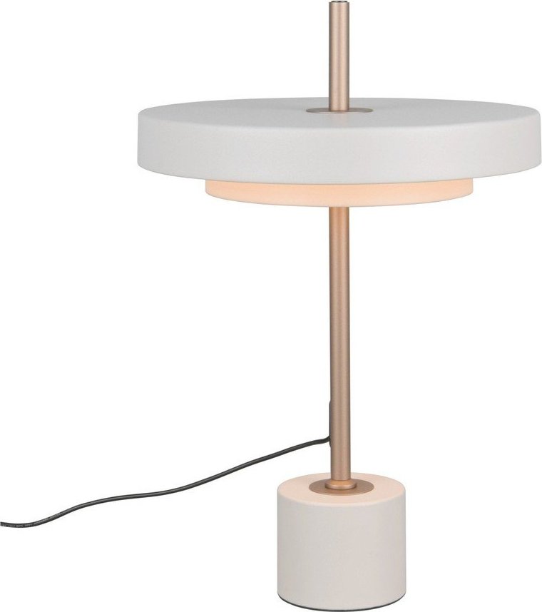 Slonovinová LED stmívatelná stolní lampa (výška 45
