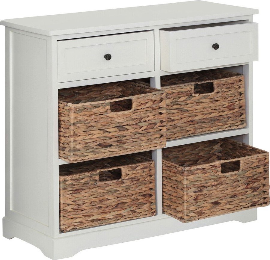 Slonovinová komoda z masivu pavlovnie 76x70x33 cm Vermont – Premier Housewares Premier Housewares