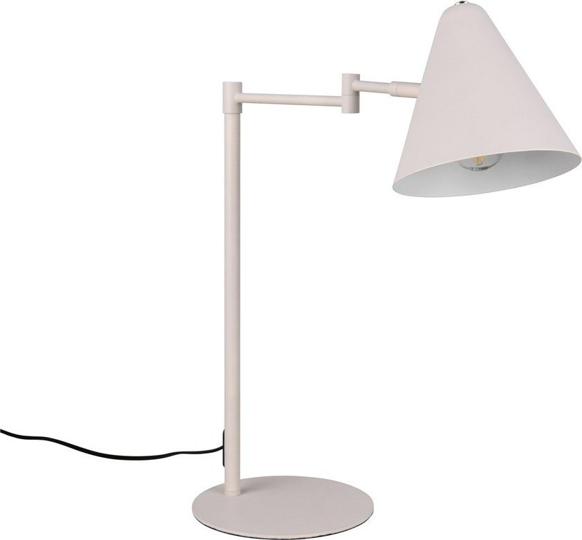 Slonovinová stolní lampa s ohybatelnou konstrukcí (výška 50