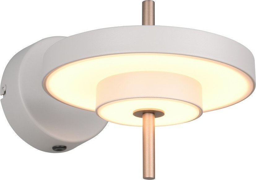 Slonovinové LED nástěnné svítidlo s ohybatelnou konstrukcí/stmívatelné ø 20 cm Keaton – Trio TRIO