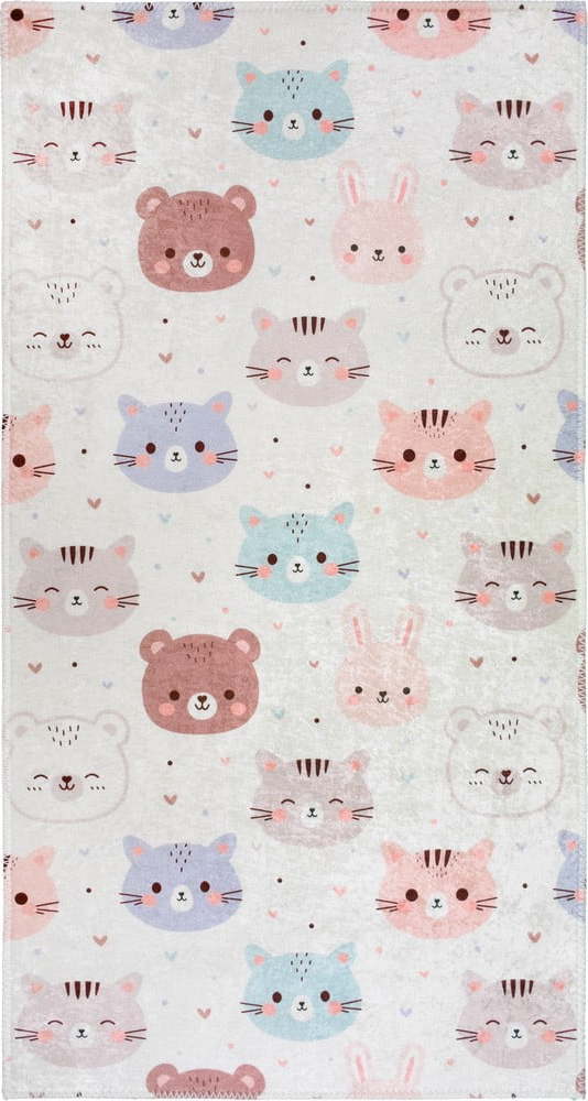 Slonovinový pratelný dětský koberec 120x180 cm Cute Animals – Vitaus Vitaus