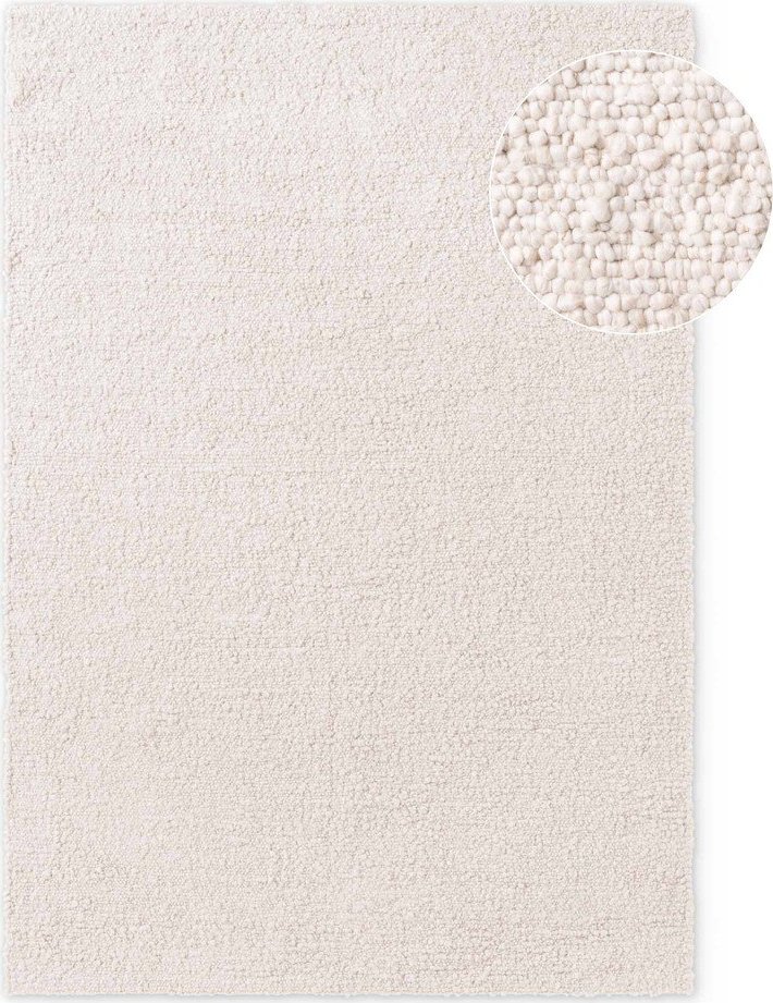 Slonovinový ručně tkaný koberec z materiálu bouclé 120x170 cm Notting Hill Portobello – Ted Baker Ted Baker