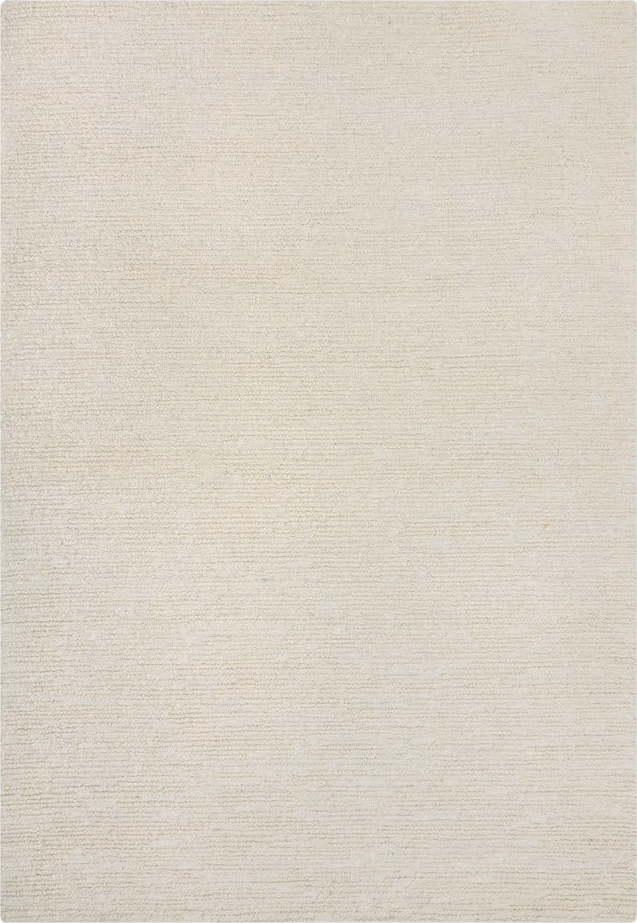 Slonovinový ručně tkaný vlněný koberec 120x170 cm Harris Boucle – Flair Rugs Flair Rugs