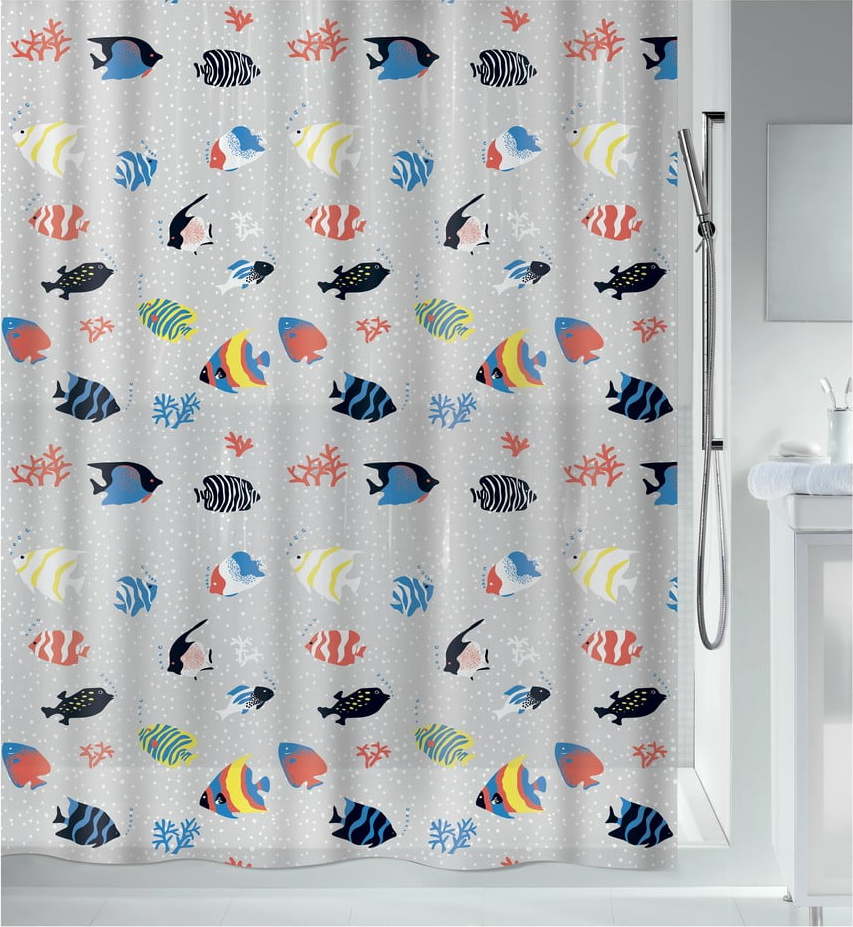 Sprchový závěs 180x200 cm Fish – Spirella SPIRELLA