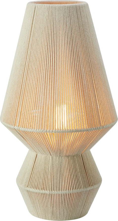 Stolní lampa v přírodní barvě s textilním stínidlem (výška 54 cm) Razzo – Markslöjd Markslöjd