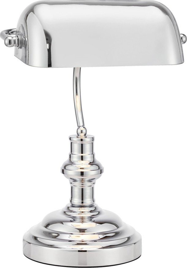 Stolní lampa ve stříbrné barvě (výška 22