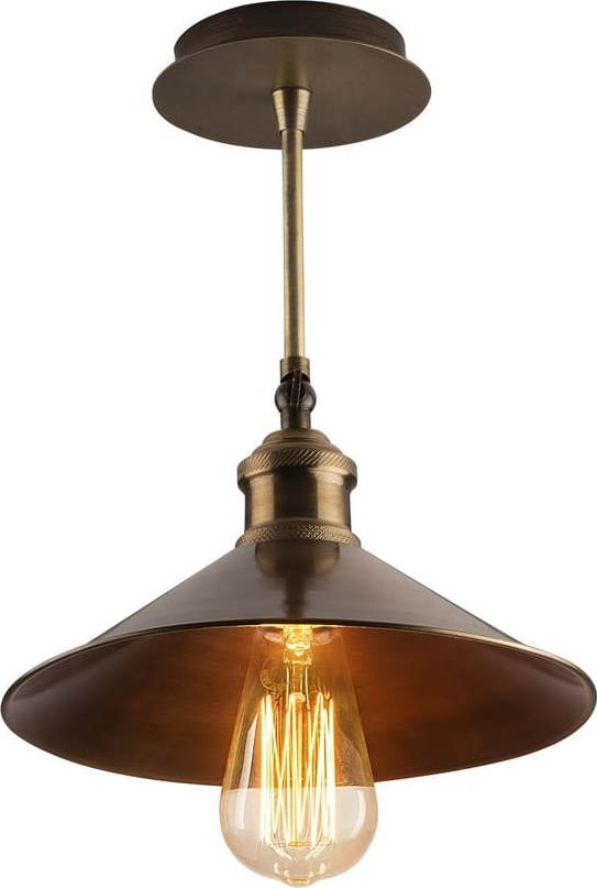 Stropní svítidlo v bronzové barvě s kovovým stínidlem ø 24 cm Berceste – Opviq lights Opviq lights