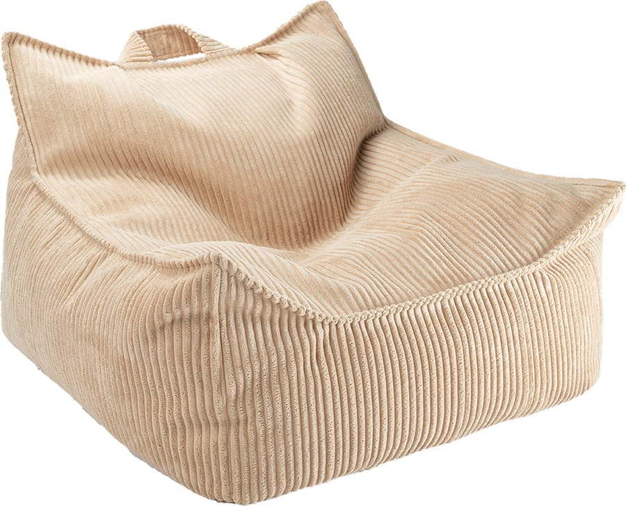 Světle hnědý manšestrový dětský sedací vak Chair – Wigiwama Wigiwama