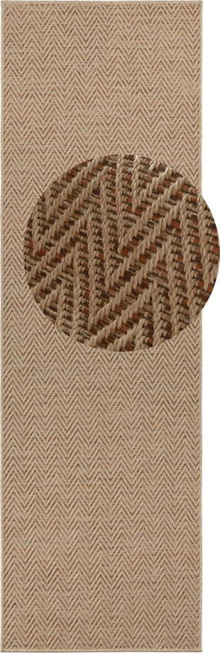Světle hnědý vnitřní a venkovní koberec 80x150 cm Nature – Hanse Home Hanse Home