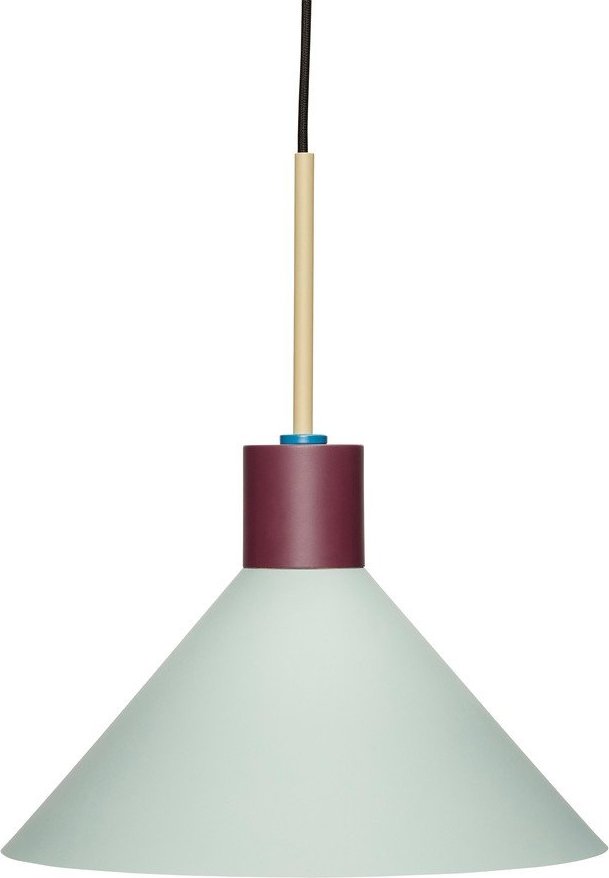 Světle modré závěsné svítidlo ø 35 cm Crayon – Hübsch Hübsch