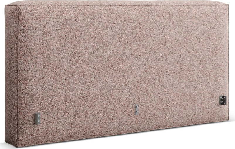 Světle růžové čalouněné čelo postele 229x100 cm Olivia – Micadoni Micadoni