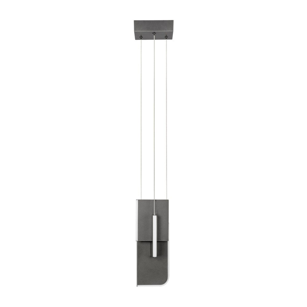 Světle šedé kovové LED stmívatelné závěsné svítidlo Totem – Nova Luce Nova Luce