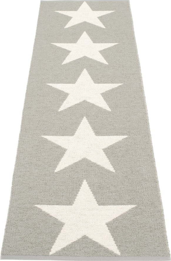 Světle šedý vnitřní a venkovní běhoun 70x250 cm Viggo Warm Grey – Pappelina Pappelina
