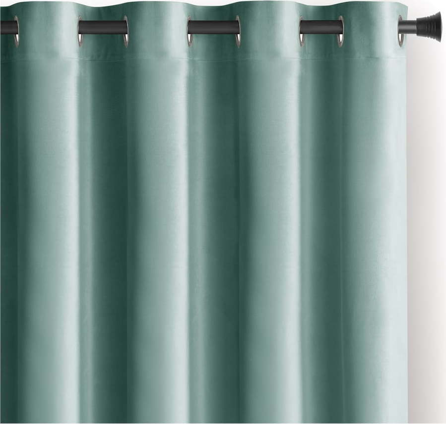 Světle zelený sametový dimout závěs 140x270 cm Eyelets – Restilo Restilo